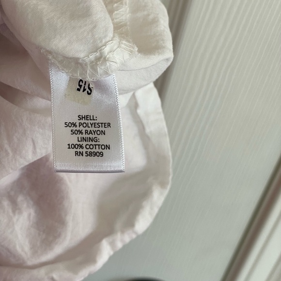 Chelsea & Violet Red Gingham Puff Sleeve Midi Dress Size Small Cottagecore Tie - Picture 3 of 4